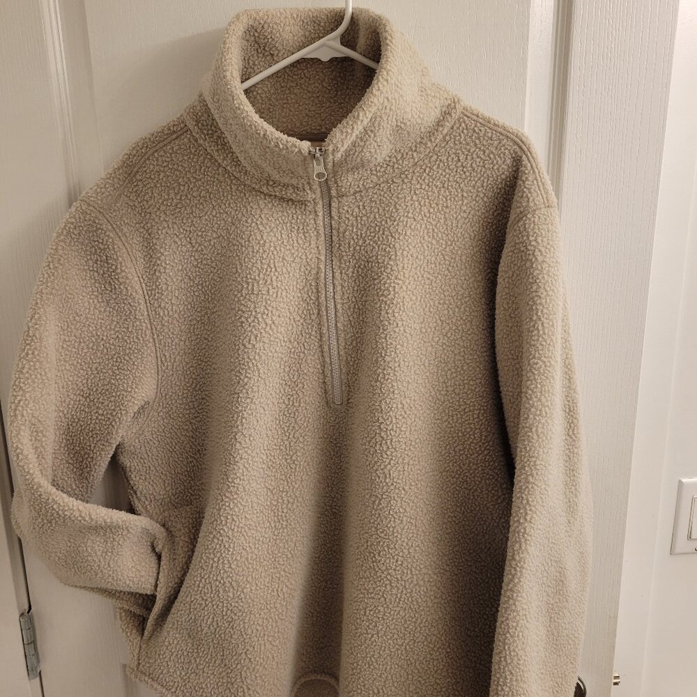 Everlane Sherpa Half-zip